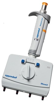 Eppendorf Research® plus Move It® マルチチャンネル（チップ間隔可変