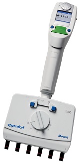 Eppendorf Xplorer® plus Move It® マルチチャンネル（チップ間隔可変